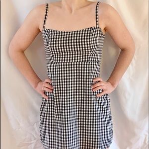BRANDY MELVILLE Gingham Mini Dress